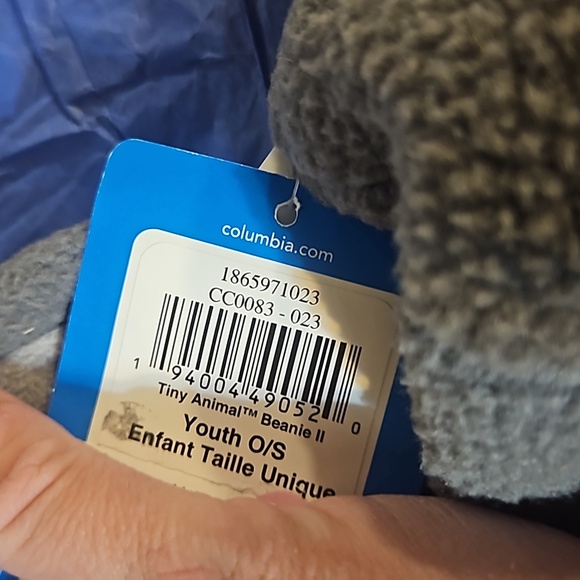 Columbia Toddler Tiny Animal Beanie II: GRAY: NEW WITH TAGS: ONE SIZE FITS MOST - Picture 3 of 6